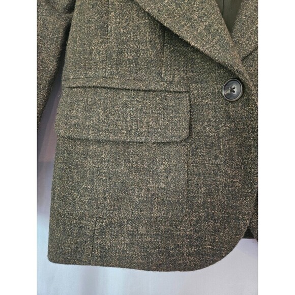 Body By Victoria Short Wool Blend Jacket With Faux Fur Collar Sz 6 Fully Lined - Picture 3 of 8